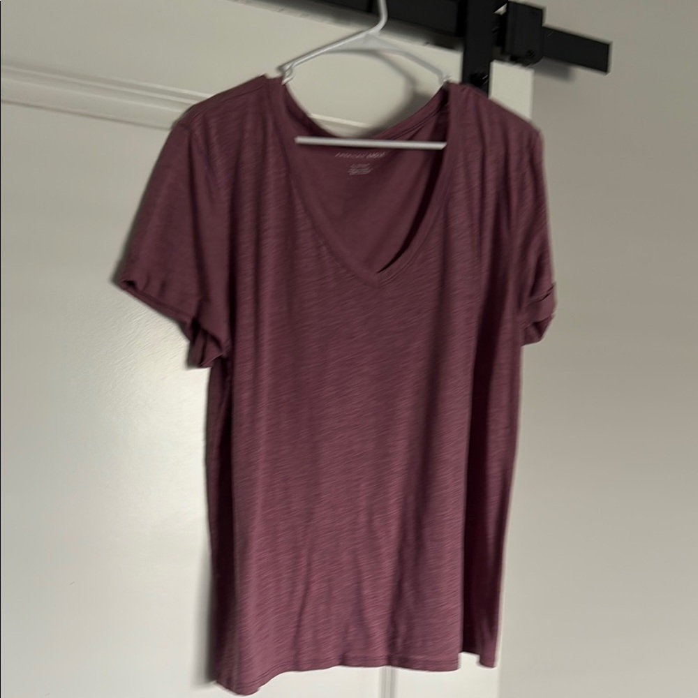 Women's V-Neck T-Shirt - Purple